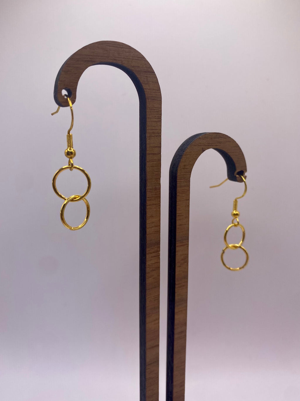 Boucles pendantes dorés