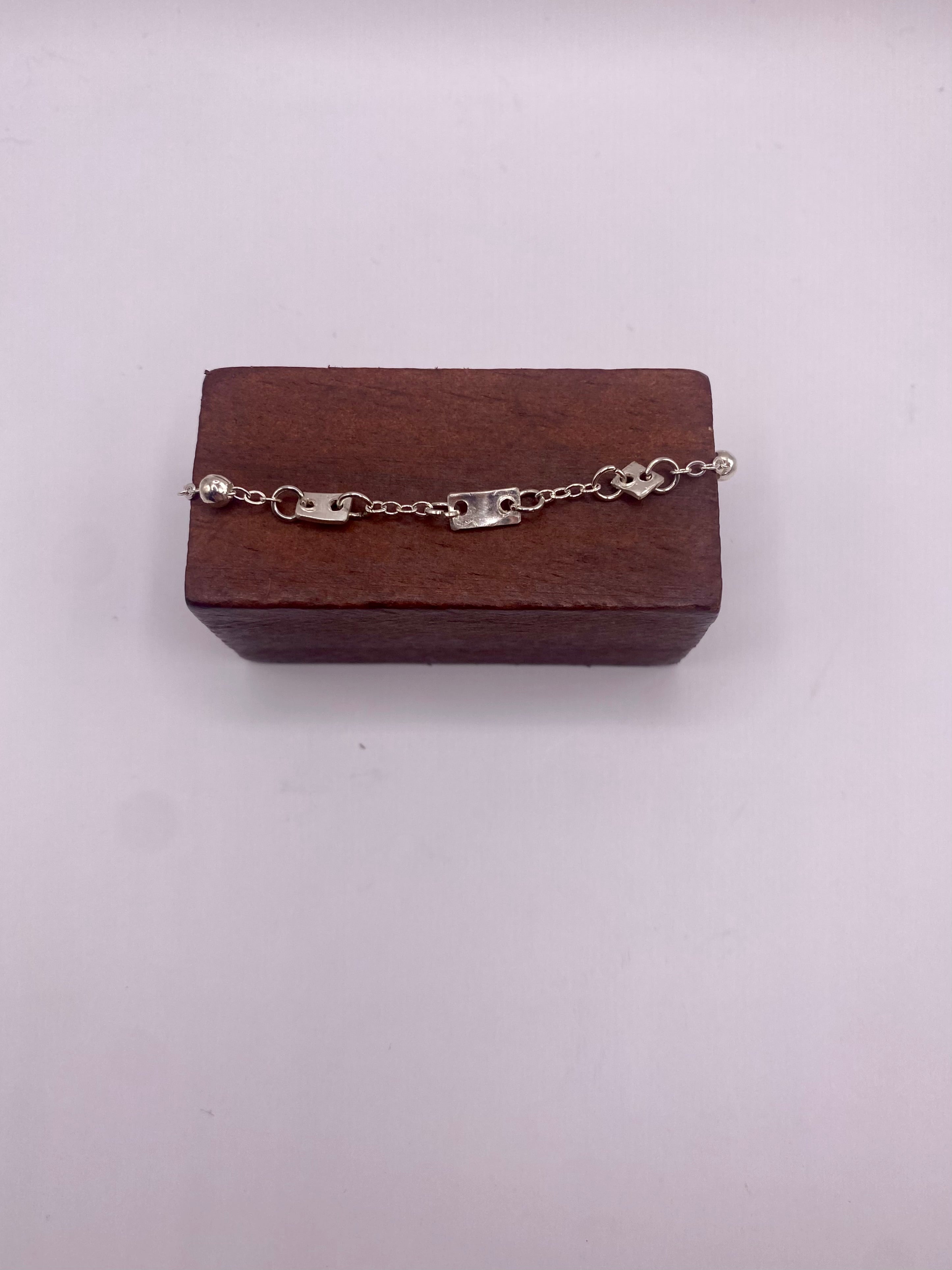 Bracelet carrés 18cm