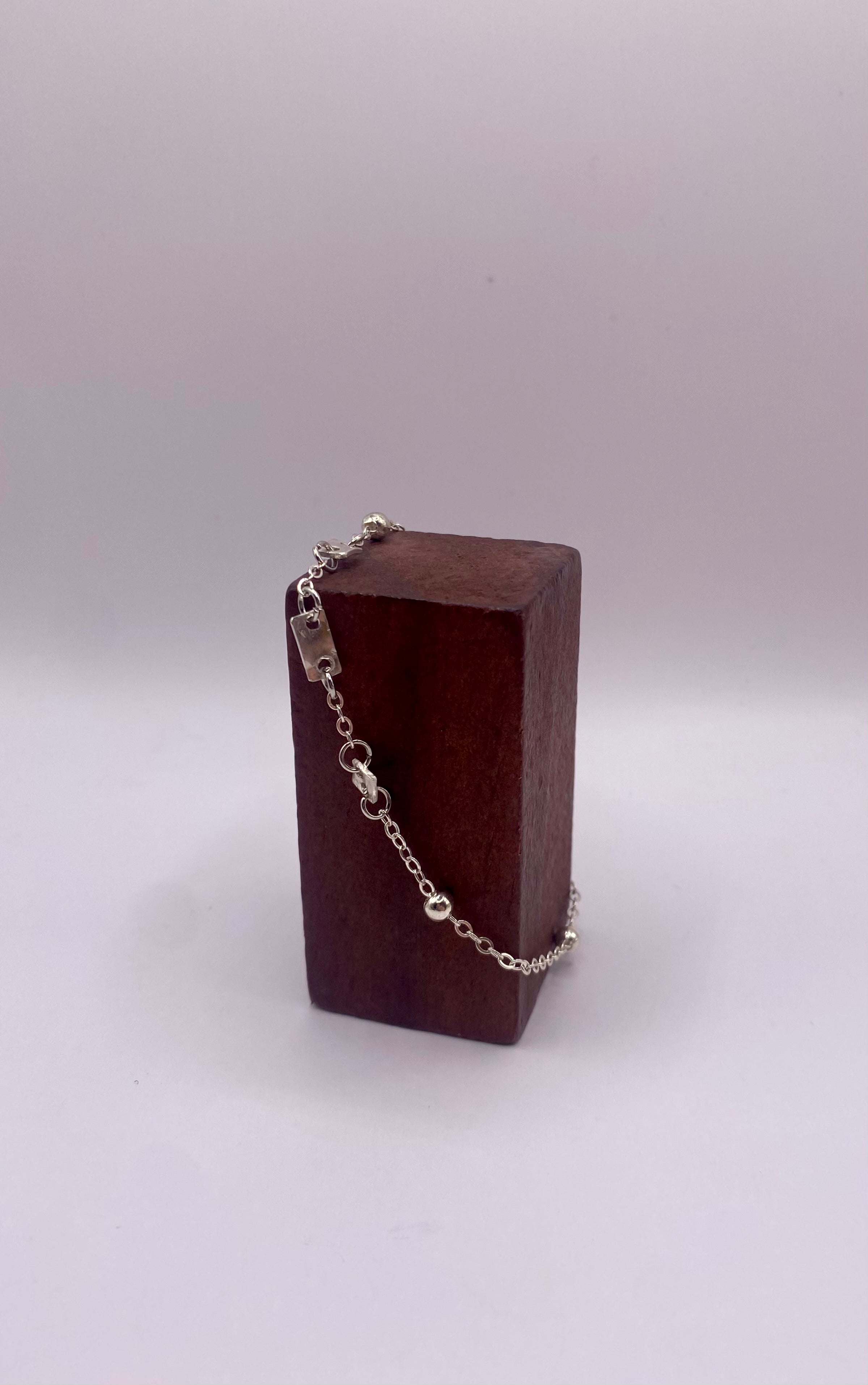 Bracelet carrés 18cm