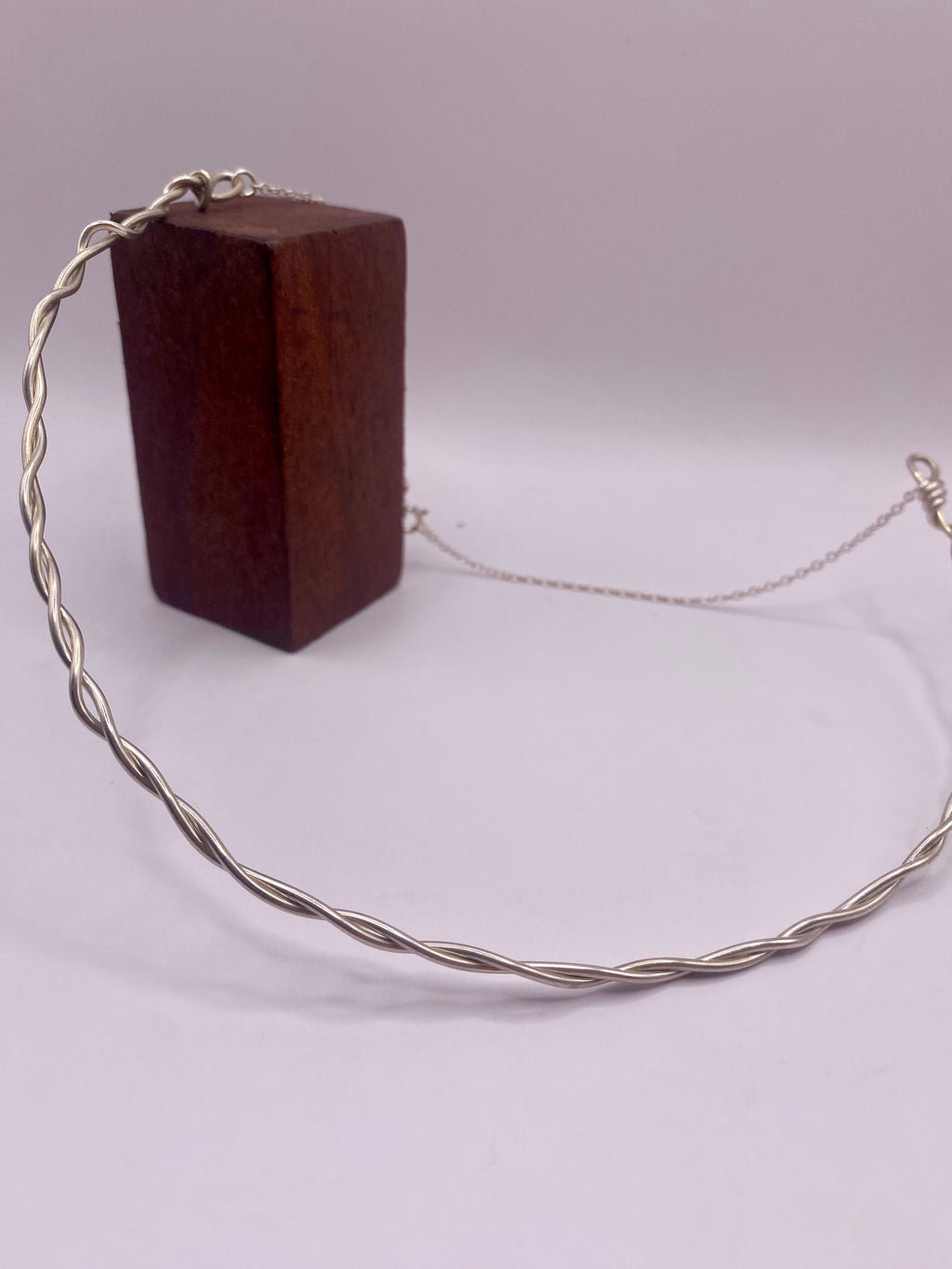 Collier KANT argenté 45cm